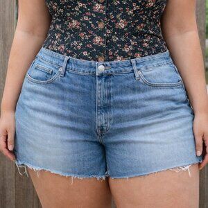 Forever 21 Mom Denim Shorts High Rise Size 20